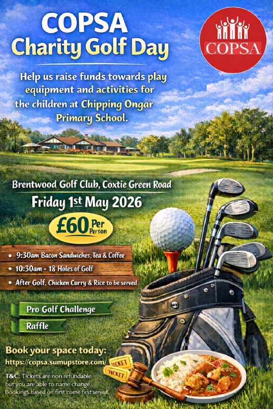 COPSA Charity Golf Day - Friday 1st May 2026
